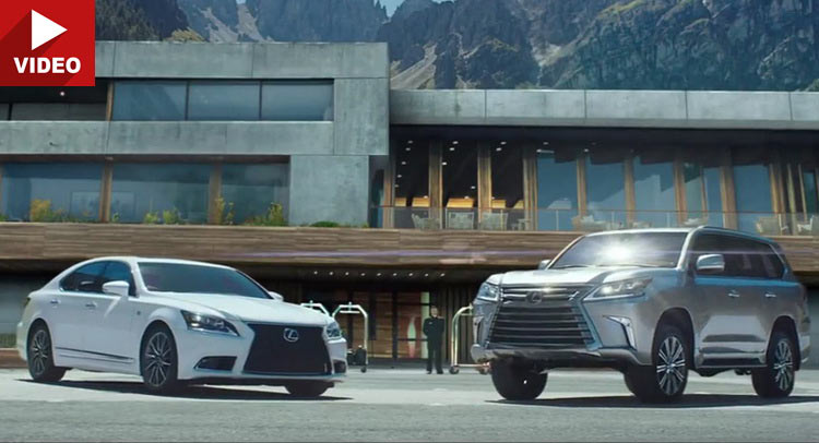  Lexus LS & LX Take Different Routes In Latest Spot