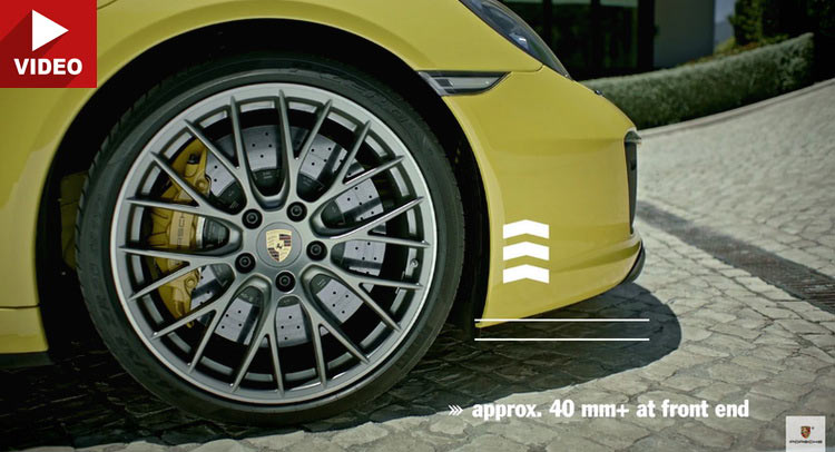  Porsche Shows Off New 911 Carrera’s Front-Axle Lift System