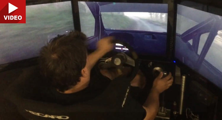  DiRT Simulator Gets Owned By Pro Rally Driver