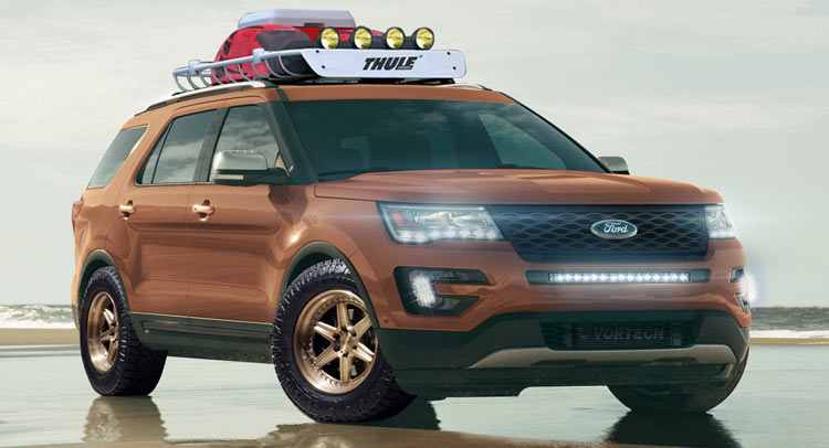  Ford Bringing Four Customized Explorer Sport SUVs To SEMA