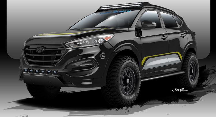 Hyundai Tucson Undergoes Extreme Off-Road Transformation For SEMA