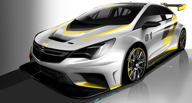 330PS Opel Astra TCR Customer Race Car To Debut On October 15
