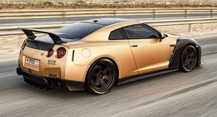  Carbon & Gold Nissan GT-R Looks Beyond Mean [33 Pics]