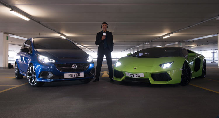  Vauxhall Brings Together Corsa VXR And Lamborghini’s Aventador [w/Video]