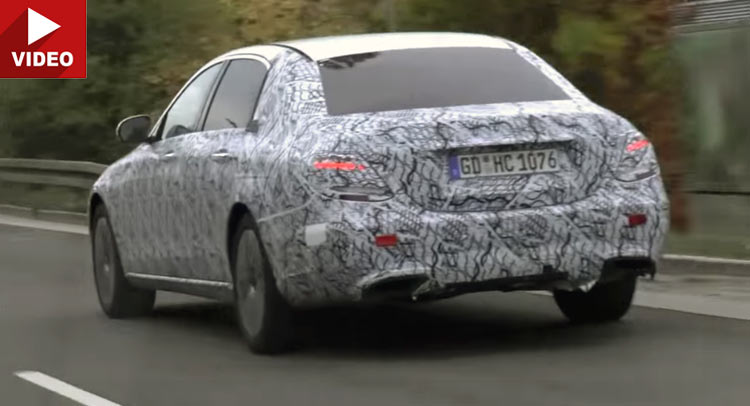  Next Mercedes E-Class Long-Wheelbase Spotted Testing In Camo