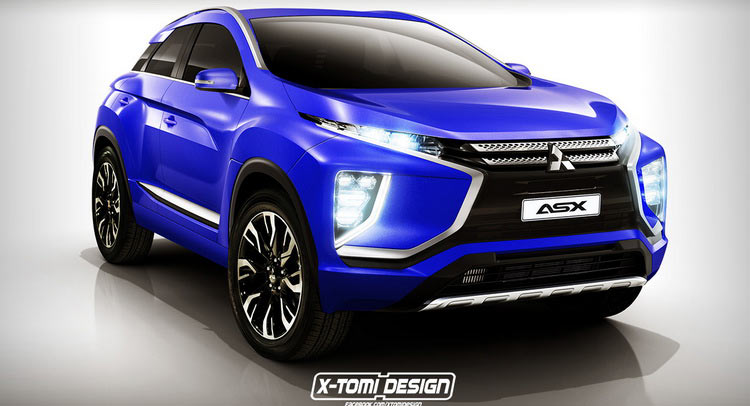  Check Out The Mitsubishi eX Concept Rendered As 2nd Gen ASX