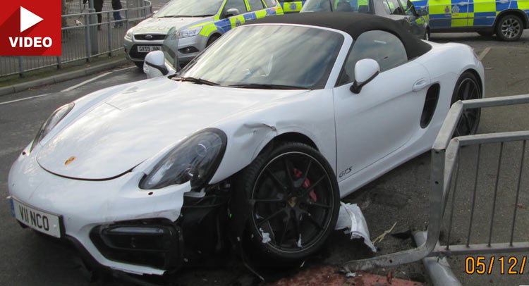  Young Thief Crashes Brand New Porsche Boxster GTS During High-Speed Police Chase