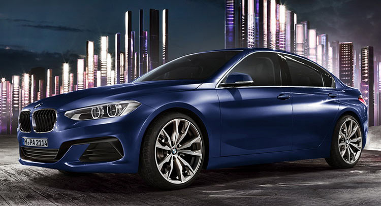  2017 BMW 1-Series Sedan Imagined From Compact Concept