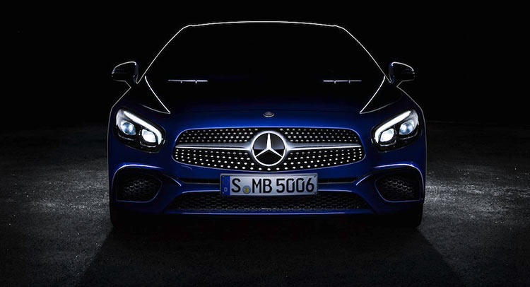  2017 Mercedes-Benz SL Roadster Shows Its Face Before It Debuts In LA