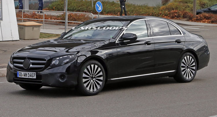  2017 Mercedes-Benz E-Class Sedan Spied Virtually Undisguised