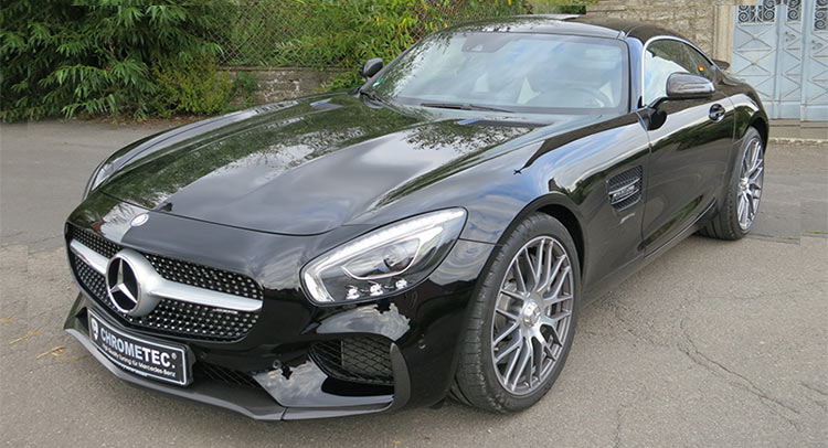  Chrometec Garnishes The AMG GT With Carbon Fiber