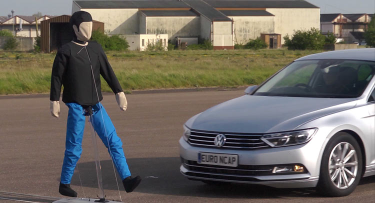  Euro NCAP Adds Autonomous Pedestrian Detection Test [w/Video]