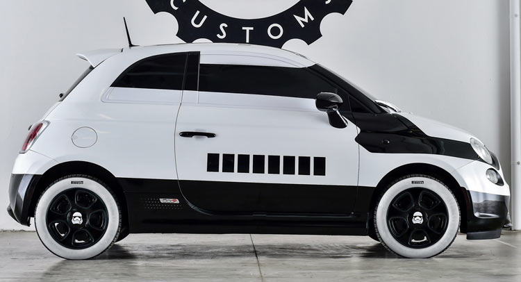  Garage Italia Customs Awakens The Force At The LA Show With Fiat 500E Stormtrooper