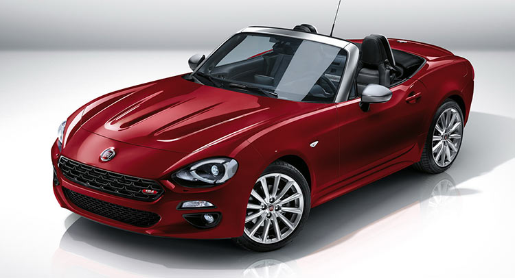  Fiat Presents Euro-Spec 124 Spider With Downgraded 140HP Turbo
