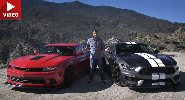  Mustang GT350R Meets Camaro Z/28 In An All-American Battle For The Crown