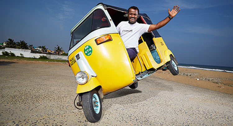  Indian Sets Guinness World Record For Two-Wheel Driving In His Tuk Tuk