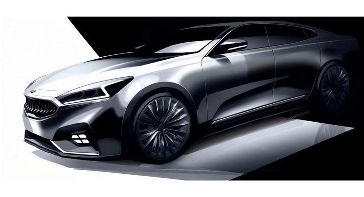  First Official Sketches Of The All-New Kia Cadenza