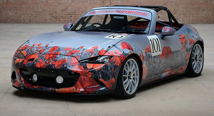  Mazda MX-5 Modified By Wounded Soldiers To Compete At The Race of Remembrance