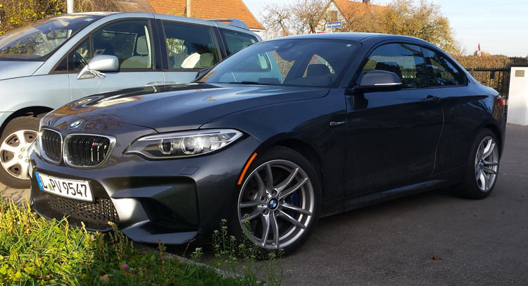  Mineral Grey BMW M2 Coupe Caught In The Wild