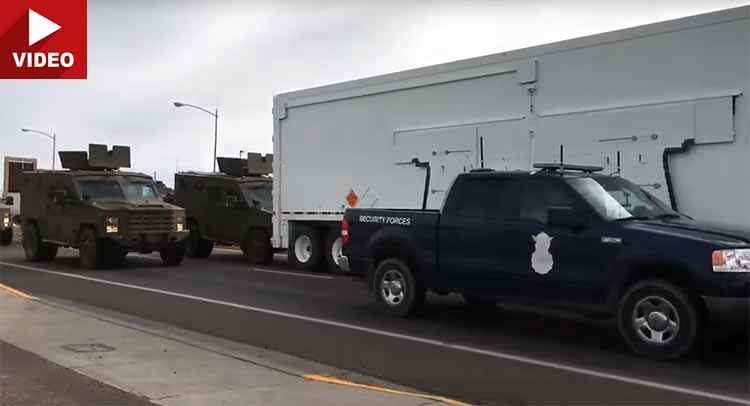  Did This Military Vehicle Rear End A Nuclear Missile Carrying Truck?