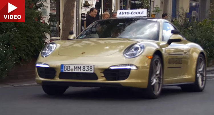  Porsche Surprises Driving School Students With 911 Exam Car