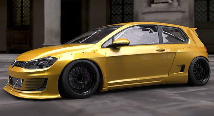  Tra-Kyoto Rocket Bunny Golf Mk7 Is A Mad Tuning Exercise