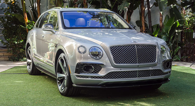  Bentley Parades Bentayga First Edition To VIP Crowd In LA