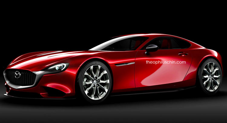  Mazda’s RX Concept Rendered As A Production RX-7