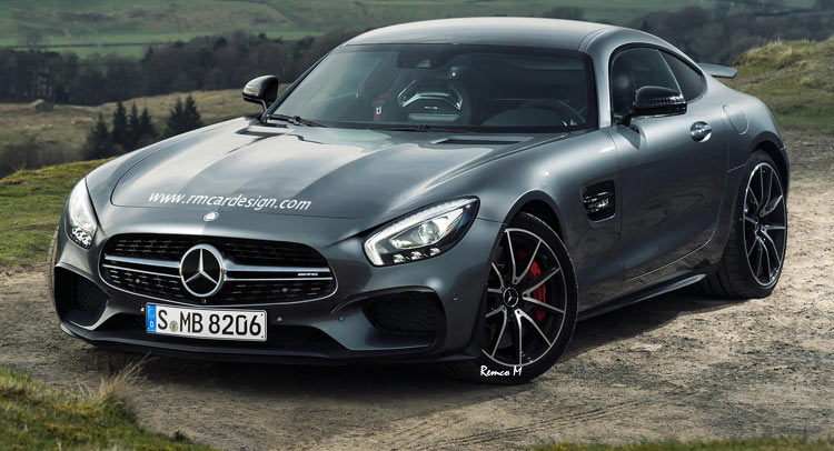  Mercedes-AMG GT Facelift Rendering Features New ‘Upside Down’ Grille