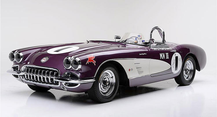  This Bespoke Purple 1959 Corvette Is Heading To Auction