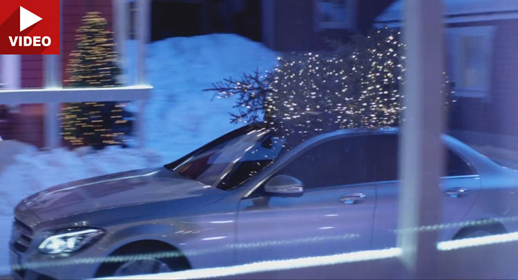  Mercedes-Benz Gets Into The Holiday Spirit With New C-Class Promo