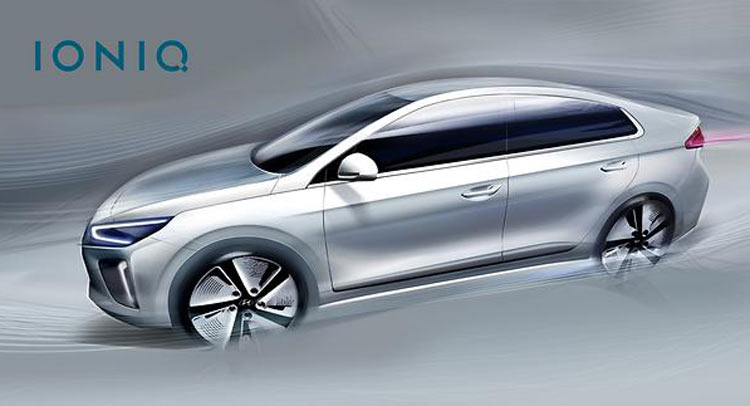  Hyundai Releases New Teasers Of IONIQ Sedan, Confirms Hybrid, PHEV & EV Versions