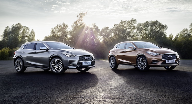 infiniti decides americans should call all its small cars the