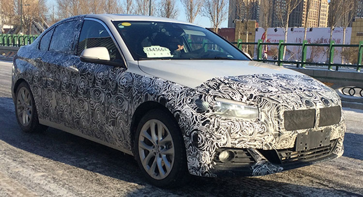  BMW Caught Testing 1-Series Sedan In China