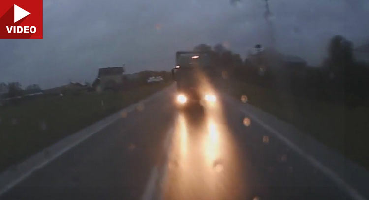  Truck Driver Falls Asleep, Causes Head-On Collision
