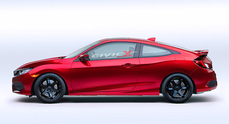  2016 Honda Civic Coupe Gets Tuned With CGI Mods