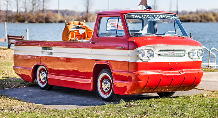  Amphibious One-Of-A-Kind Chevy Corphibian Auctioned-Off
