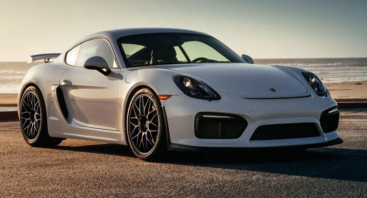  White Porsche Cayman GT4 Poses With Wicked HRE Wheels