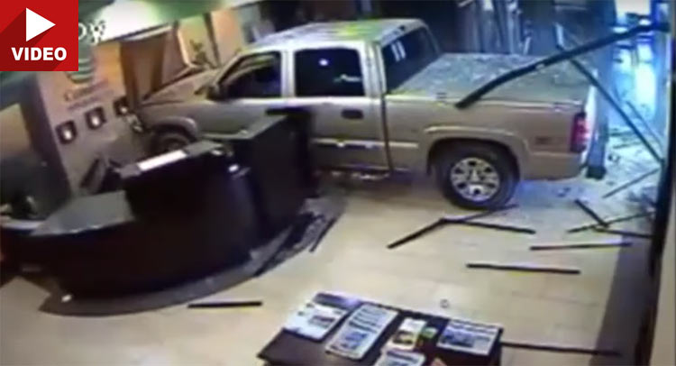  Texas Man Angry Over Bill Rams Truck Into Hotel Lobby