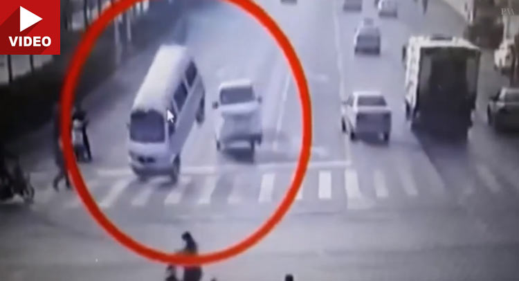  Mysterious Chinese Crash Sees Vehicles Levitating…Or Maybe Not