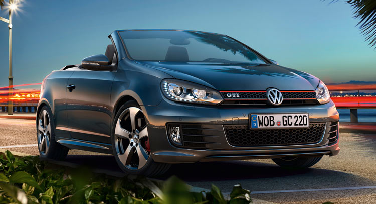  Volkswagen Subtly Revises Golf GTi Cabriolet
