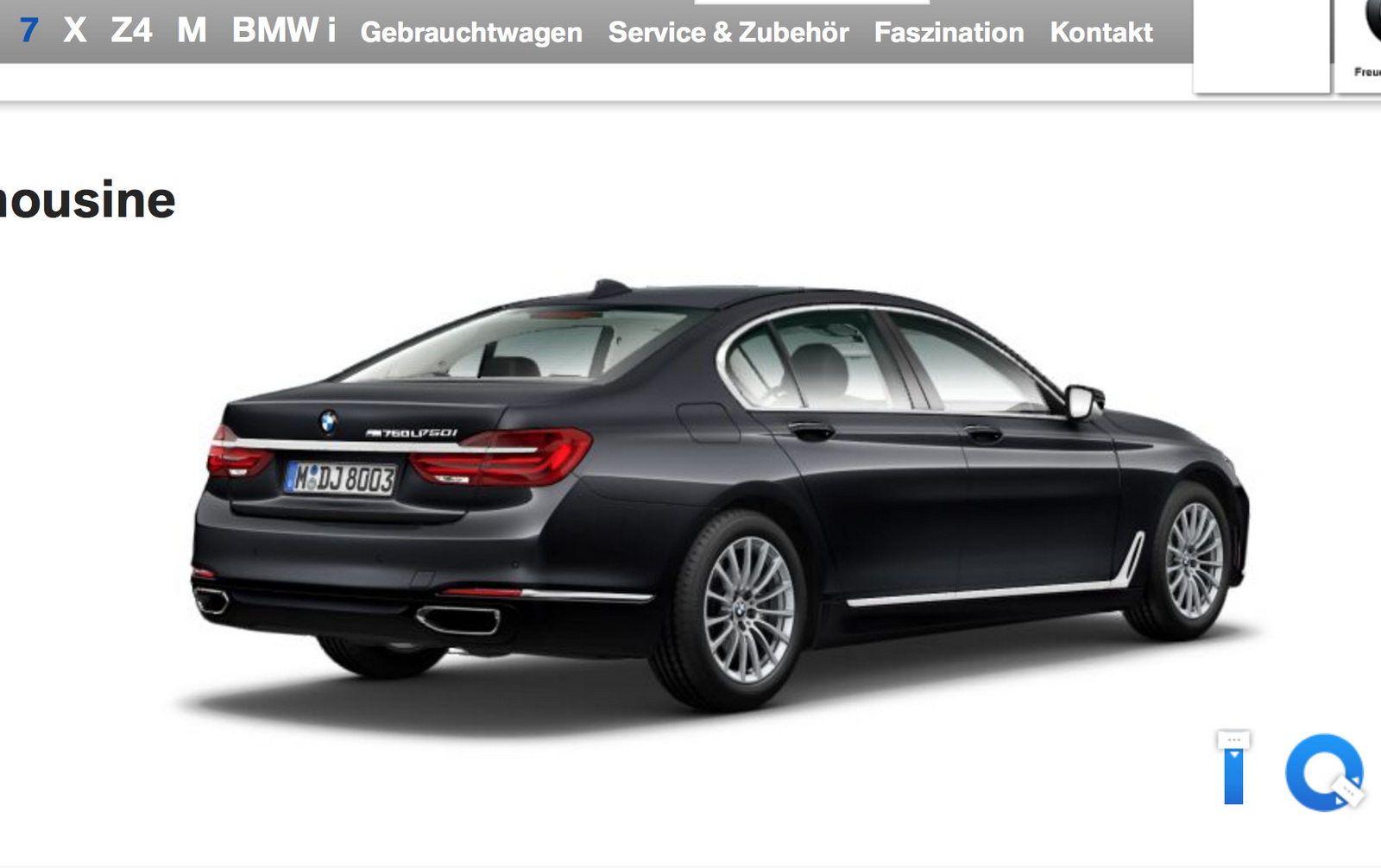 BMW Configurator Glitch Confirms 760Li, Hints At M760Li | Carscoops