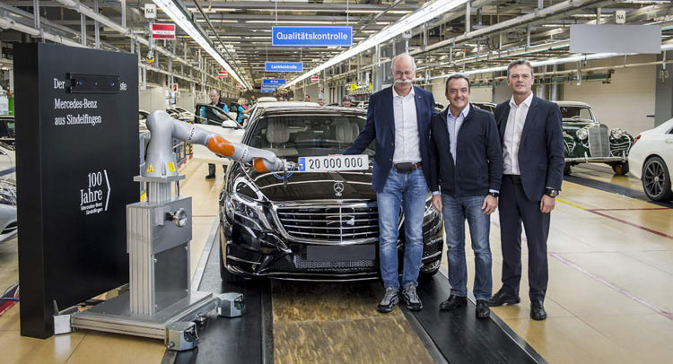  Mercedes-Benz’s Sindelfingen Plant Celebrates Production Of 20 Millionth Vehicle