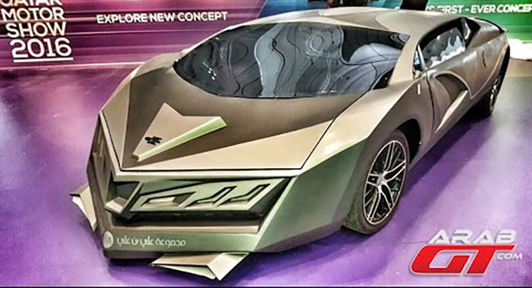  Qatari Firm Unveils Elibreia Supercar Concept