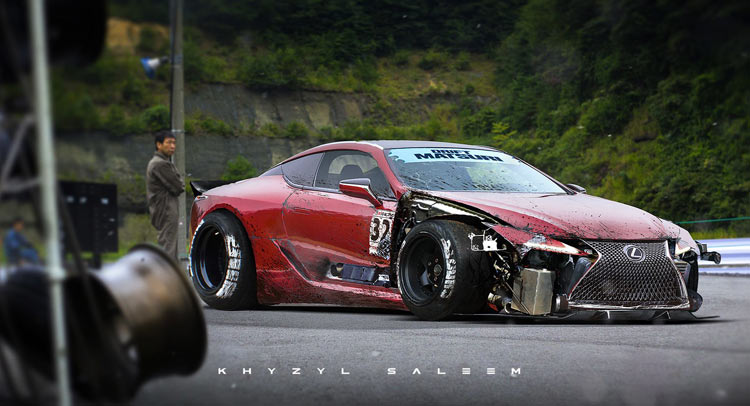  New Lexus LC 500 Now Rendered As An Apocalyptic Drifter