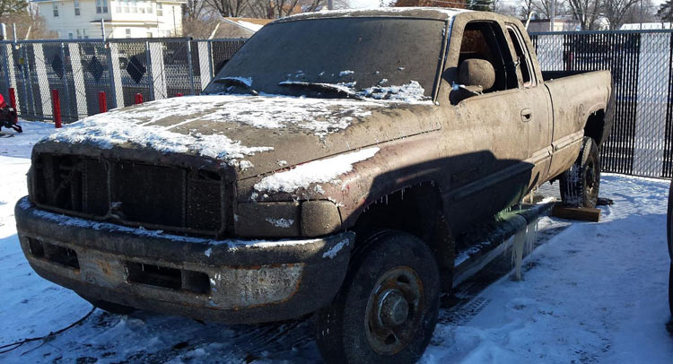  Dodge Pickup Preserved Despite Sinking In Frozen Lake For Years
