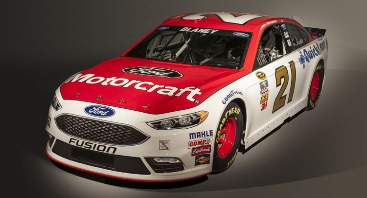  Ford Channels Facelifted 2017 Fusion Into New NASCAR Entrant