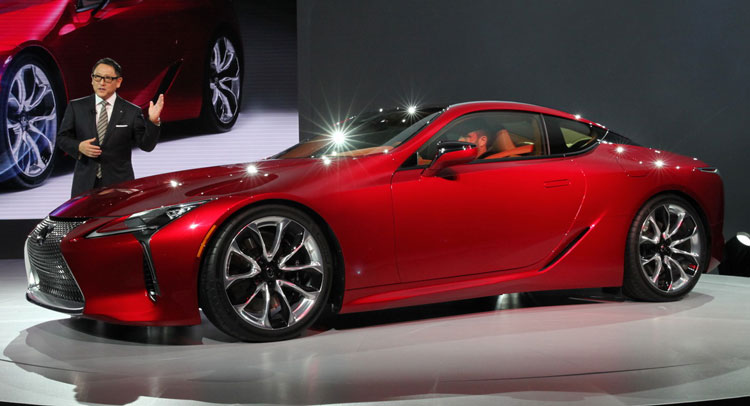 Lexus LC 500 Returns In Live Images