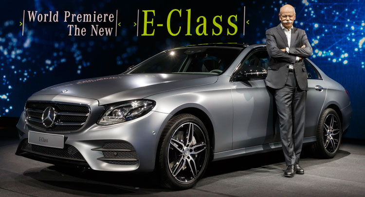  New Mercedes E-Class Arrives In Detroit, Poses For The Camera