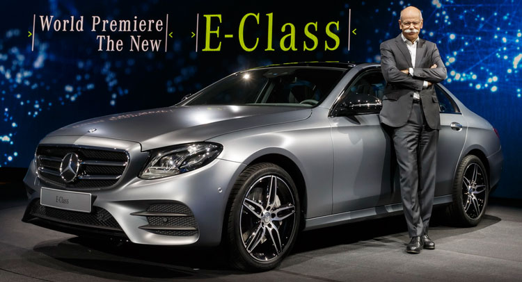 New Mercedes E-Class Arrives In Detroit, Poses For The Camera